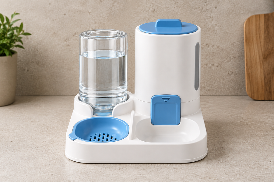 PetFlow Bowl™ foder och vattenskål i ett