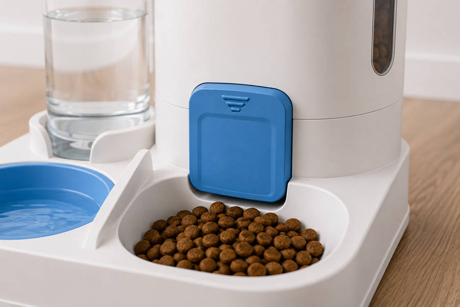 PetFlow Bowl™ foder och vattenskål i ett