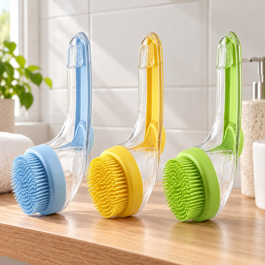 The shampoo brush in three colors